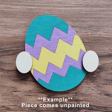 Unpainted Interchangeable Gnome Hands: DIY Craft Kit - Easter Egg