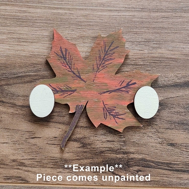Unpainted Interchangeable Gnome Hands: DIY Craft Kit - Leaf