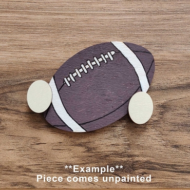 Unpainted Interchangeable Gnome Hands: DIY Craft Kit - Football