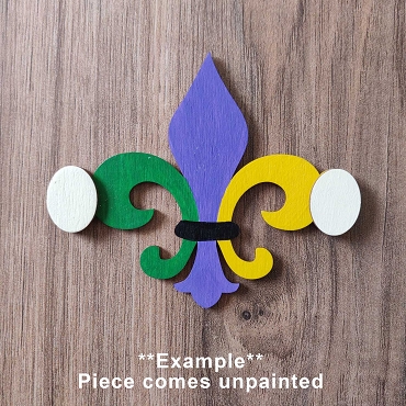 Unpainted Interchangeable Gnome Hands: DIY Craft Kit - Mardi Gras