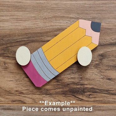 Unpainted Interchangeable Gnome Hands: DIY Craft Kit - Pencil